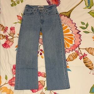 Abercrombie & Fitch Classic Blue Straight Leg Jeans